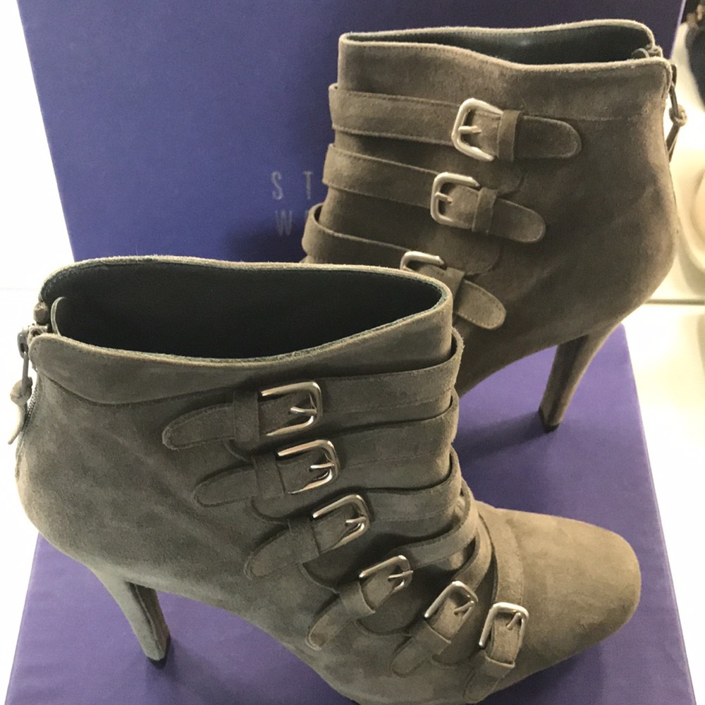 Stuart Weitzman Brand New Platform Ankle Boots 8.5